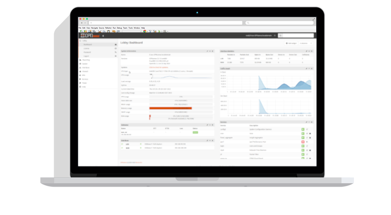 opnSense screenshot
